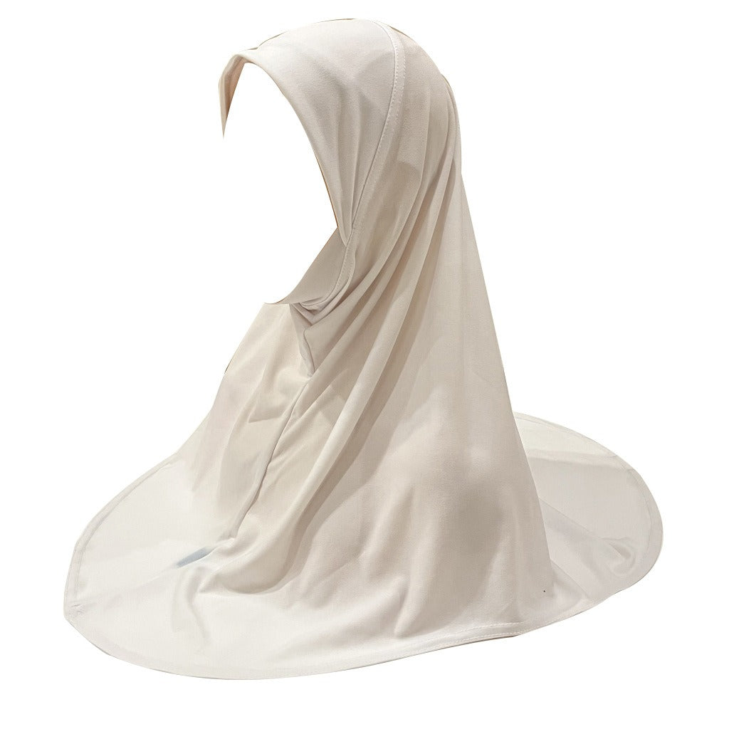 Ameerah/Slip On White Hijaab (Medium)