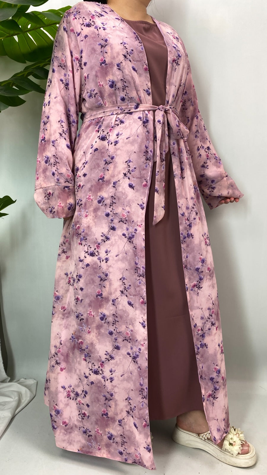 Zahra (purple abaya & inner) زهرة