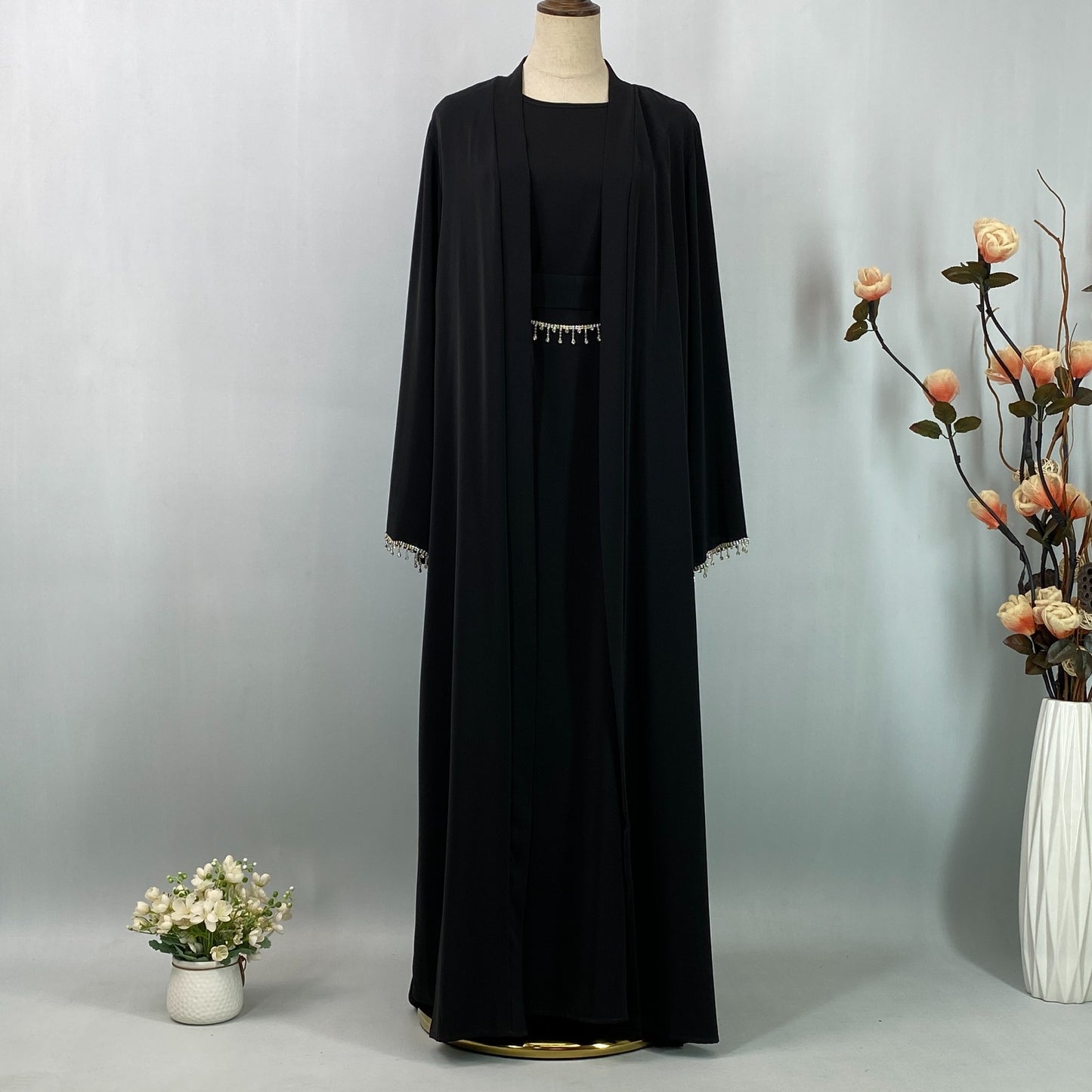 Al-Ameerah 4 Piece-Set Abaya (Black) الأميرة