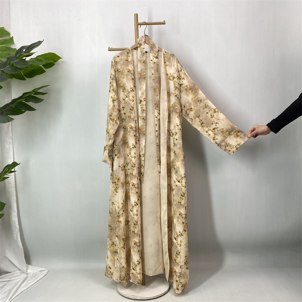 Zahra (beige abaya & inner) زهرة