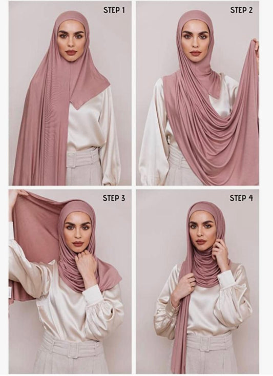 Instant Hijaab: Pre-stitched Jersey