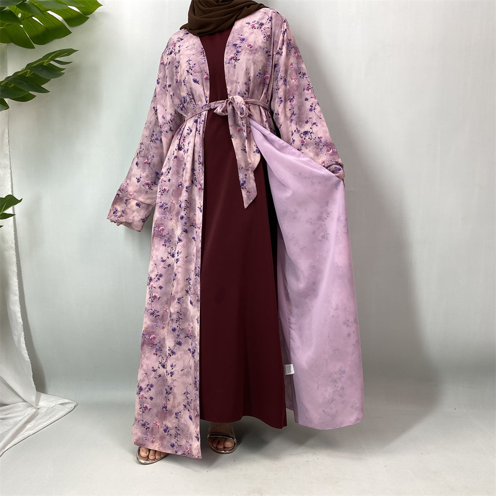 Zahra (purple abaya & inner) زهرة