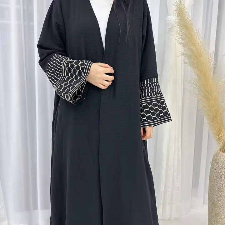 Women’s Kefiyyeh Abaya (Black)