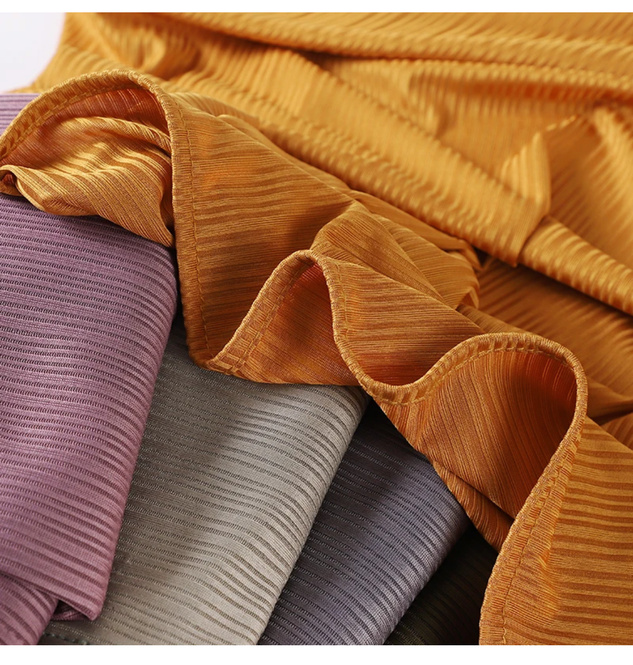 Lightweight Ribbed Jersey Hijaab- New Color Collection