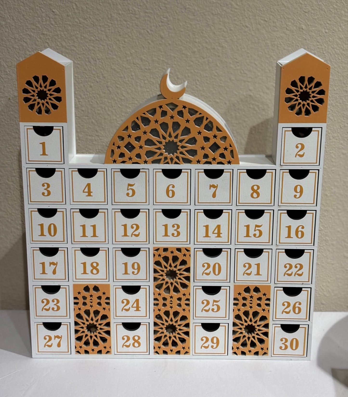 Wooden Masjid Countdown Ramadan Calendar