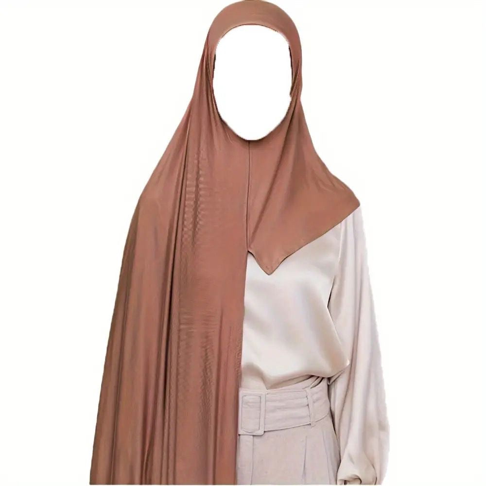 Pre-stitched Jersey Hijab (wide coverage)