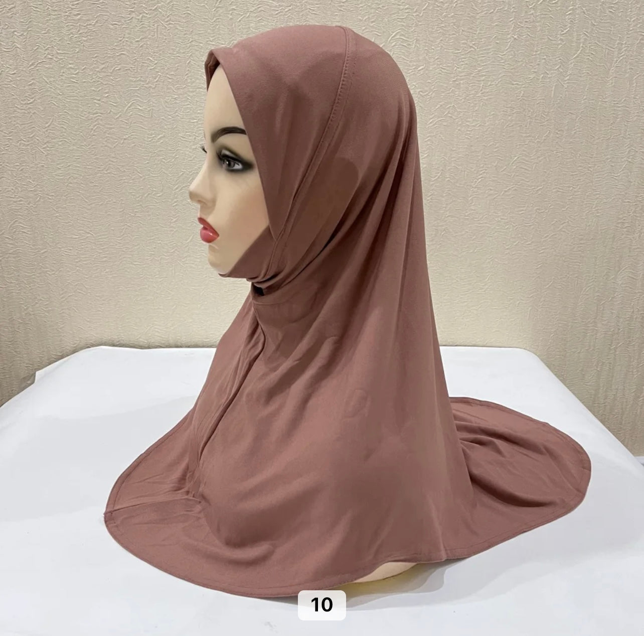 Slip On One Piece Hijaab (Assorted colors)