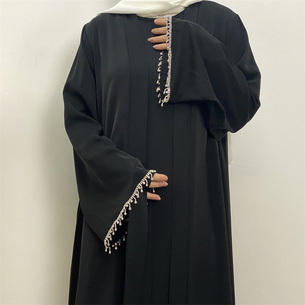 Al-Ameerah 4 Piece-Set Abaya (Black) الأميرة