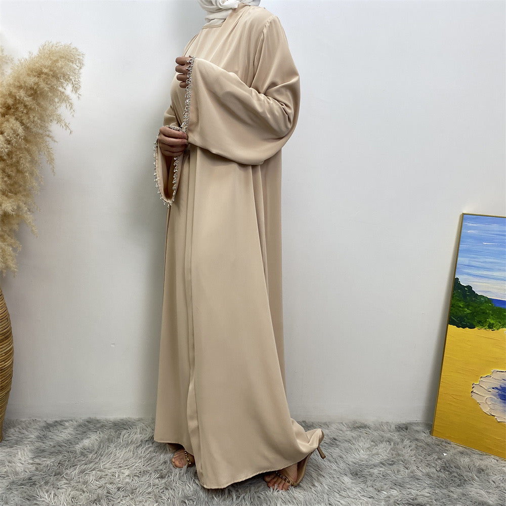 Al-Ameerah 4 Piece-Set Abaya (Beige) الأميرة