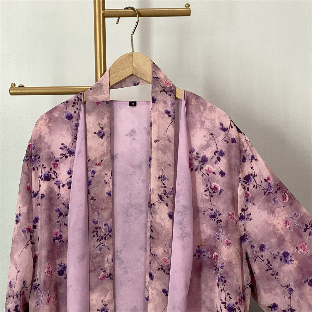 Zahra (purple abaya & inner) زهرة