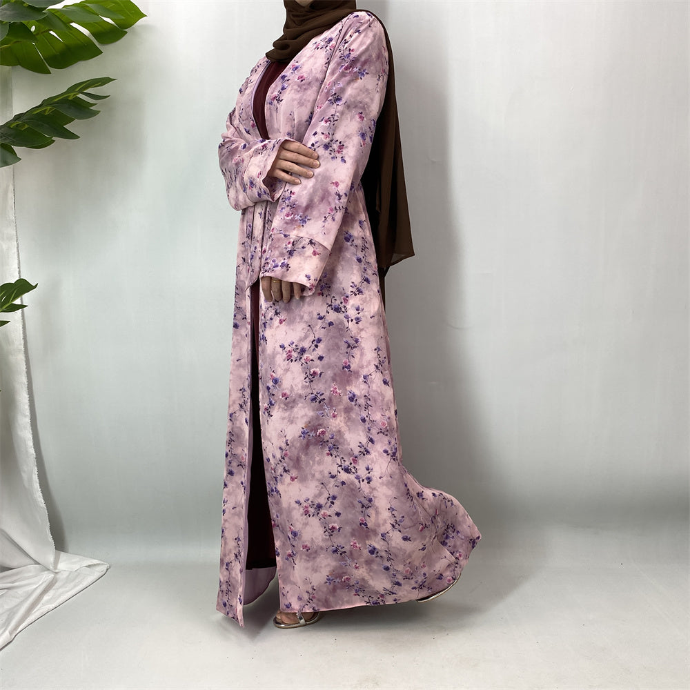 Zahra (purple abaya & inner) زهرة