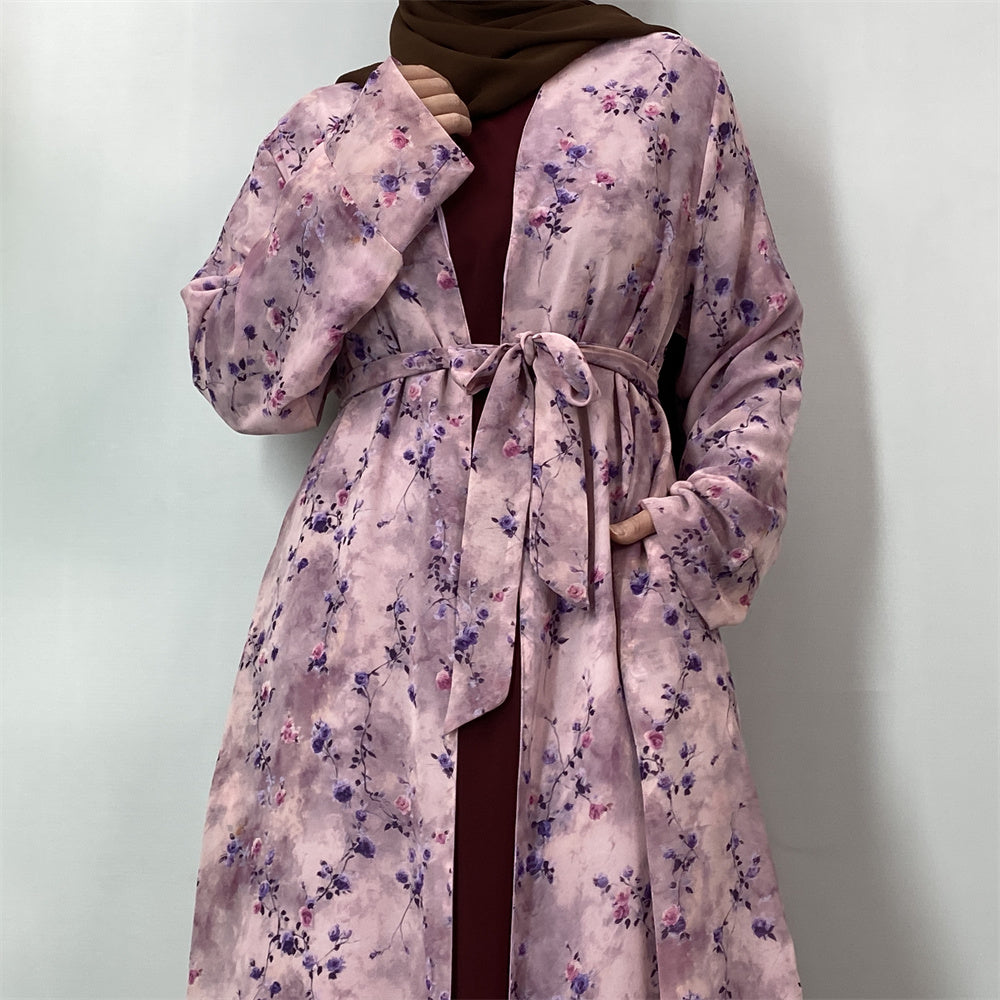 Zahra (purple abaya & inner) زهرة