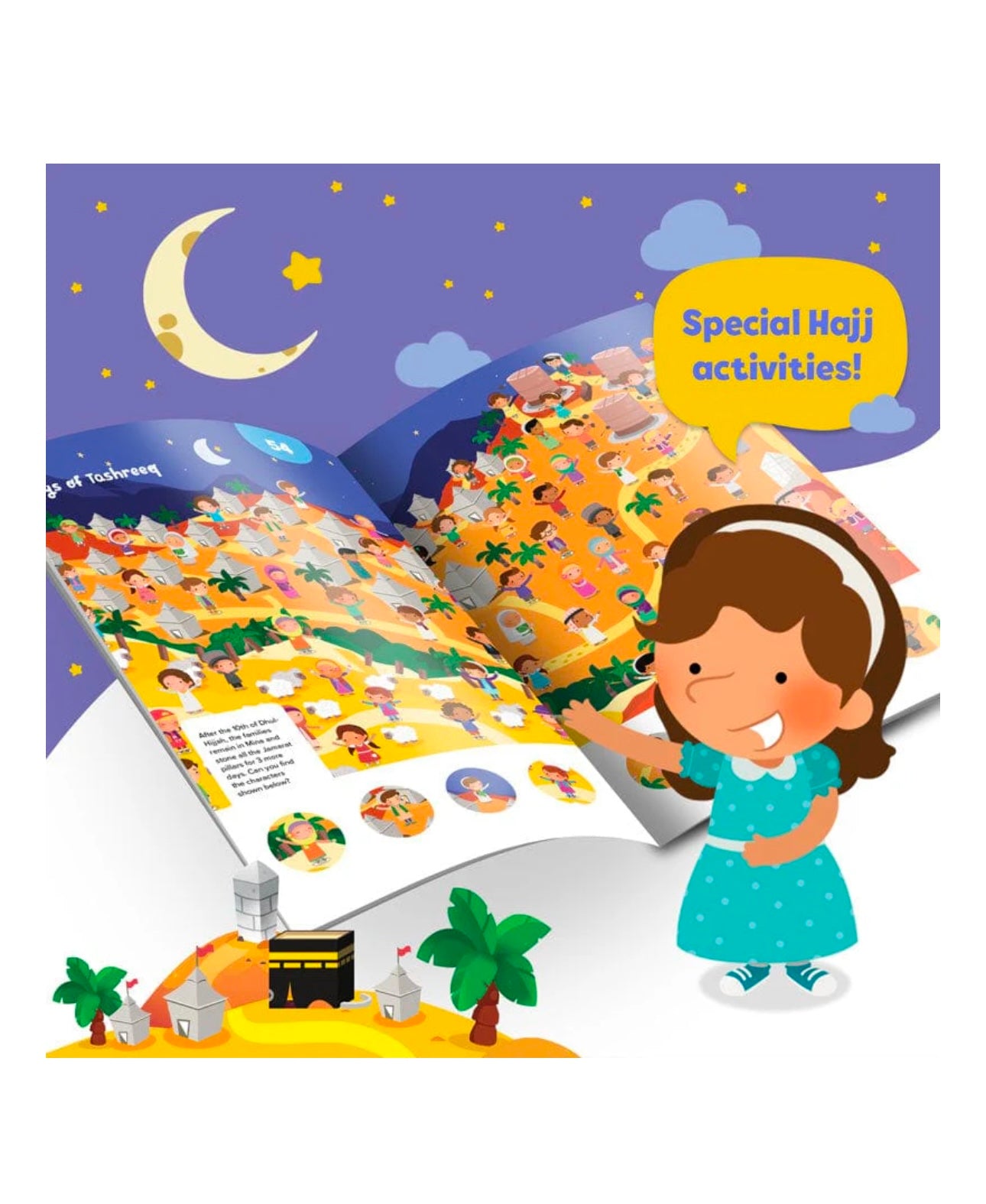 Hajj & Umrah Activity Book (Little Kids)