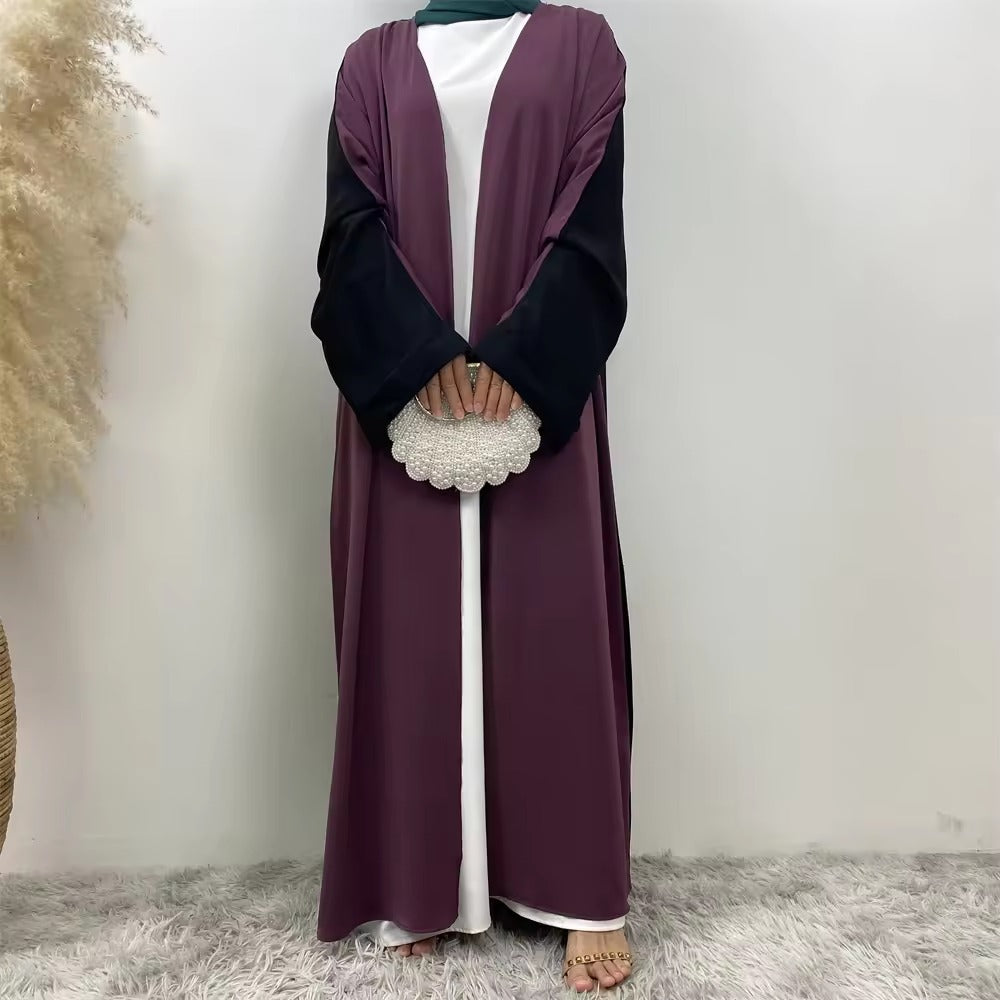 Lina Open Abaya (two-tone abaya/all colors) لينا