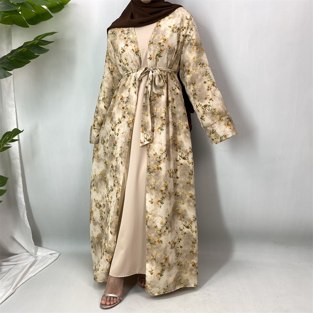 Zahra (beige abaya & inner) زهرة