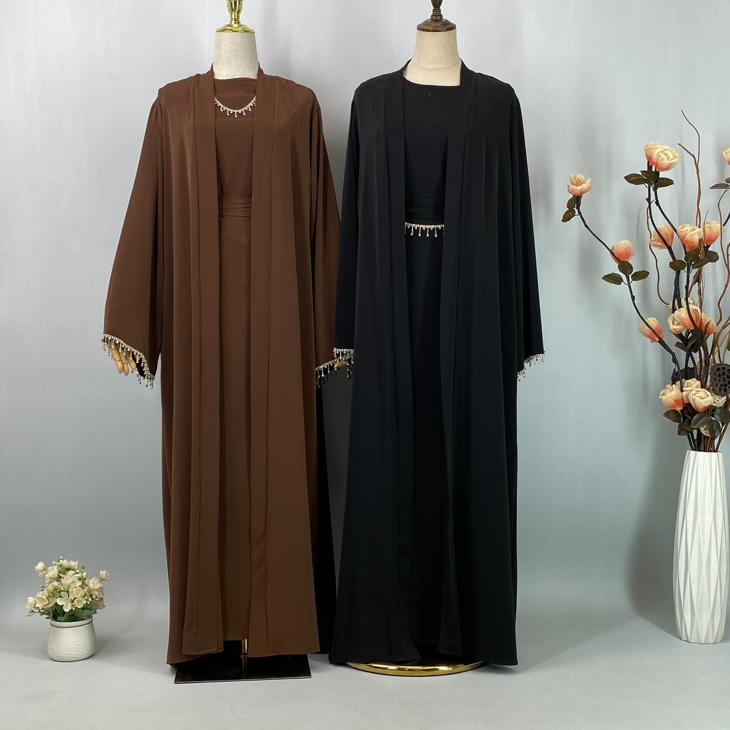 Al-Ameerah 4 Piece-Set Abaya (Black) الأميرة