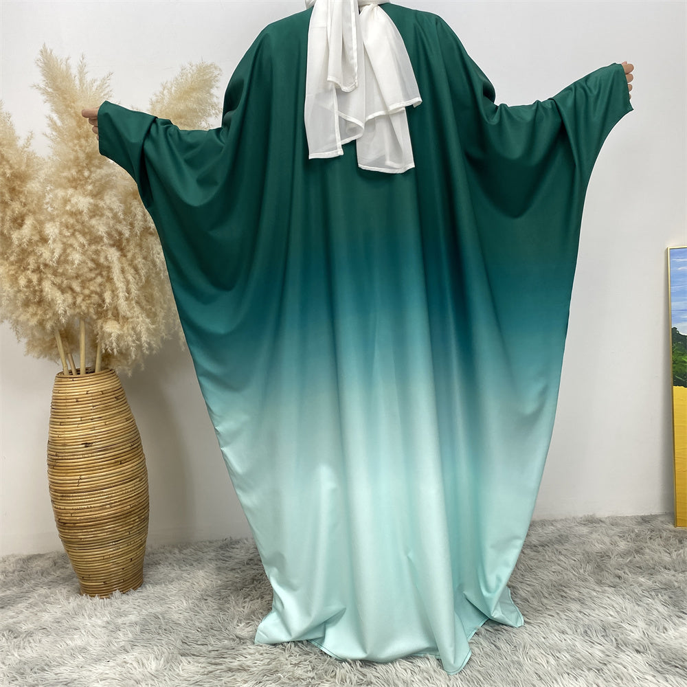 Ombré Green Kaftaan