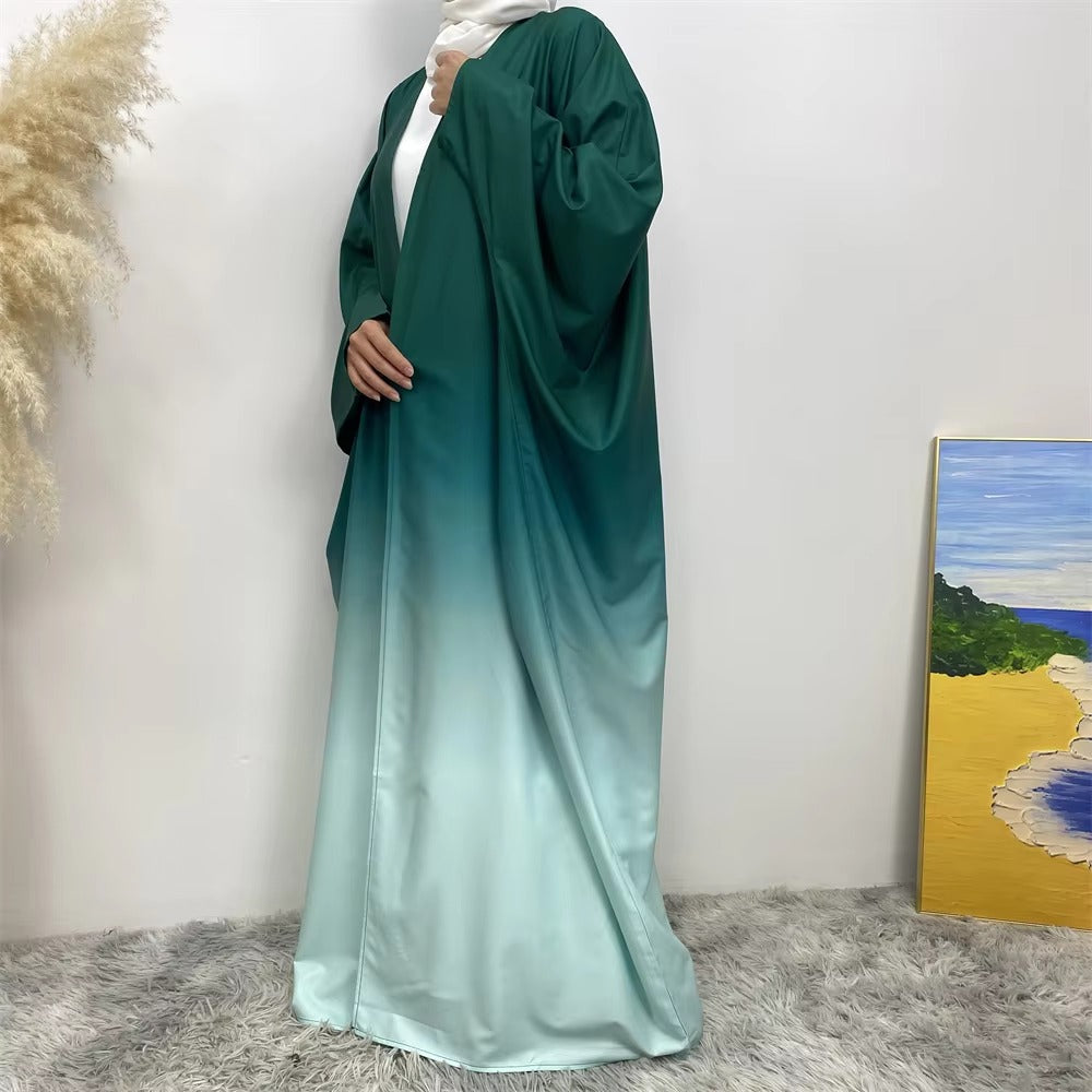 Ombré Green Kaftaan