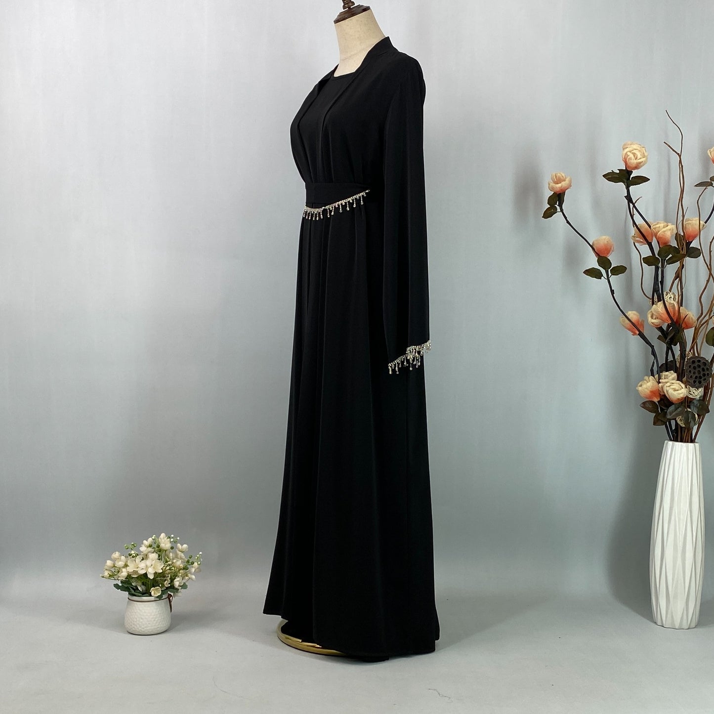 Al-Ameerah 4 Piece-Set Abaya (Black) الأميرة