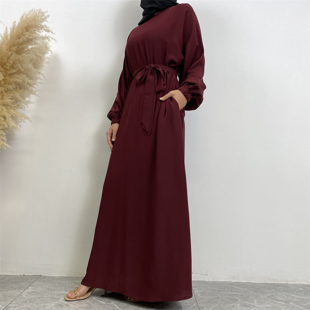 Maroon Abaya