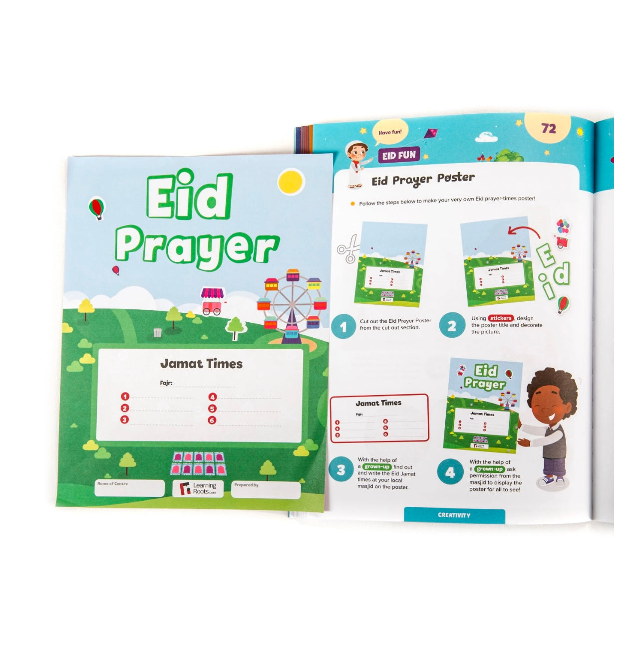 Ramadan Activity Book Set (Little kids & Big kids)