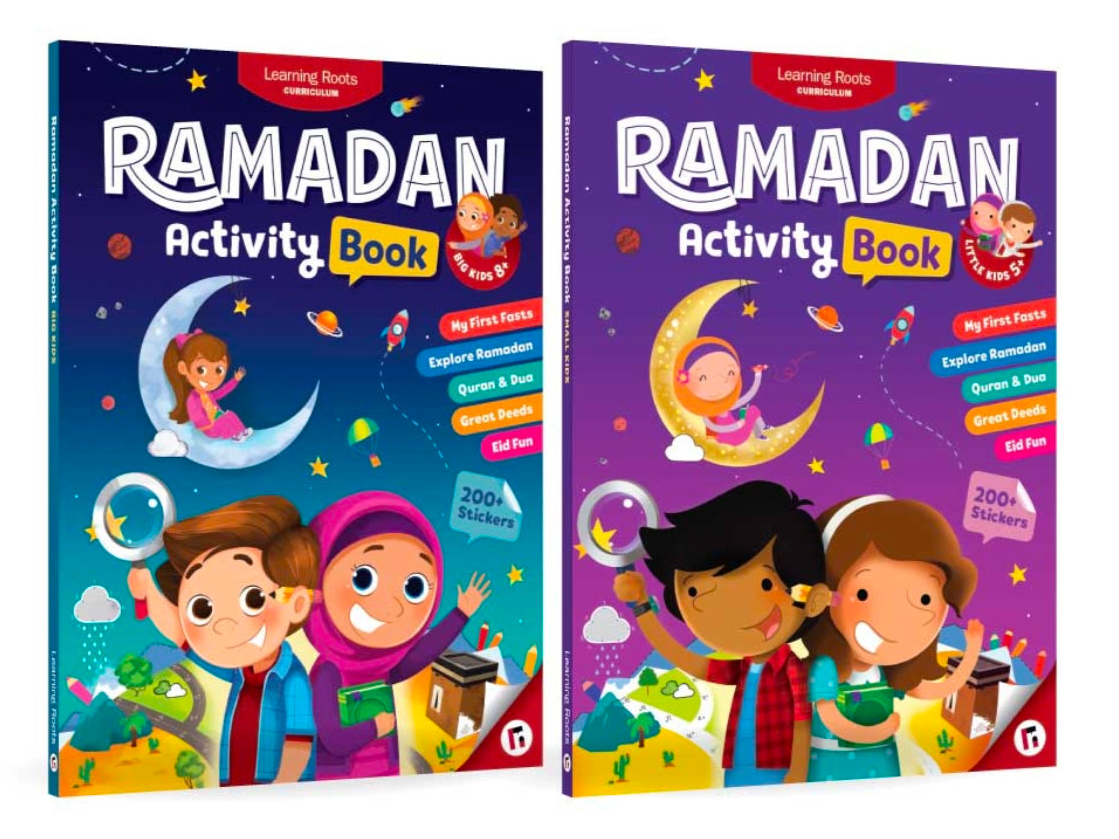 Ramadan Activity Book Set (Little kids & Big kids)