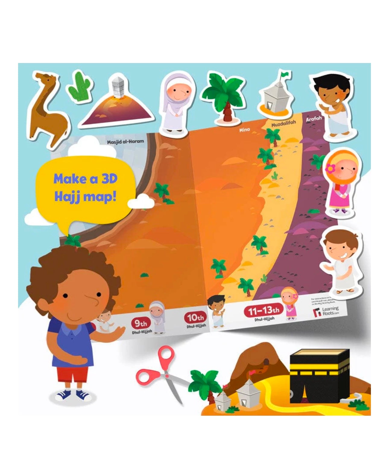 Hajj & Umrah Activity Book (Little Kids)