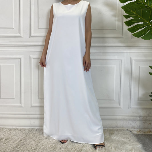 Sleeveless Inner Dress (White)