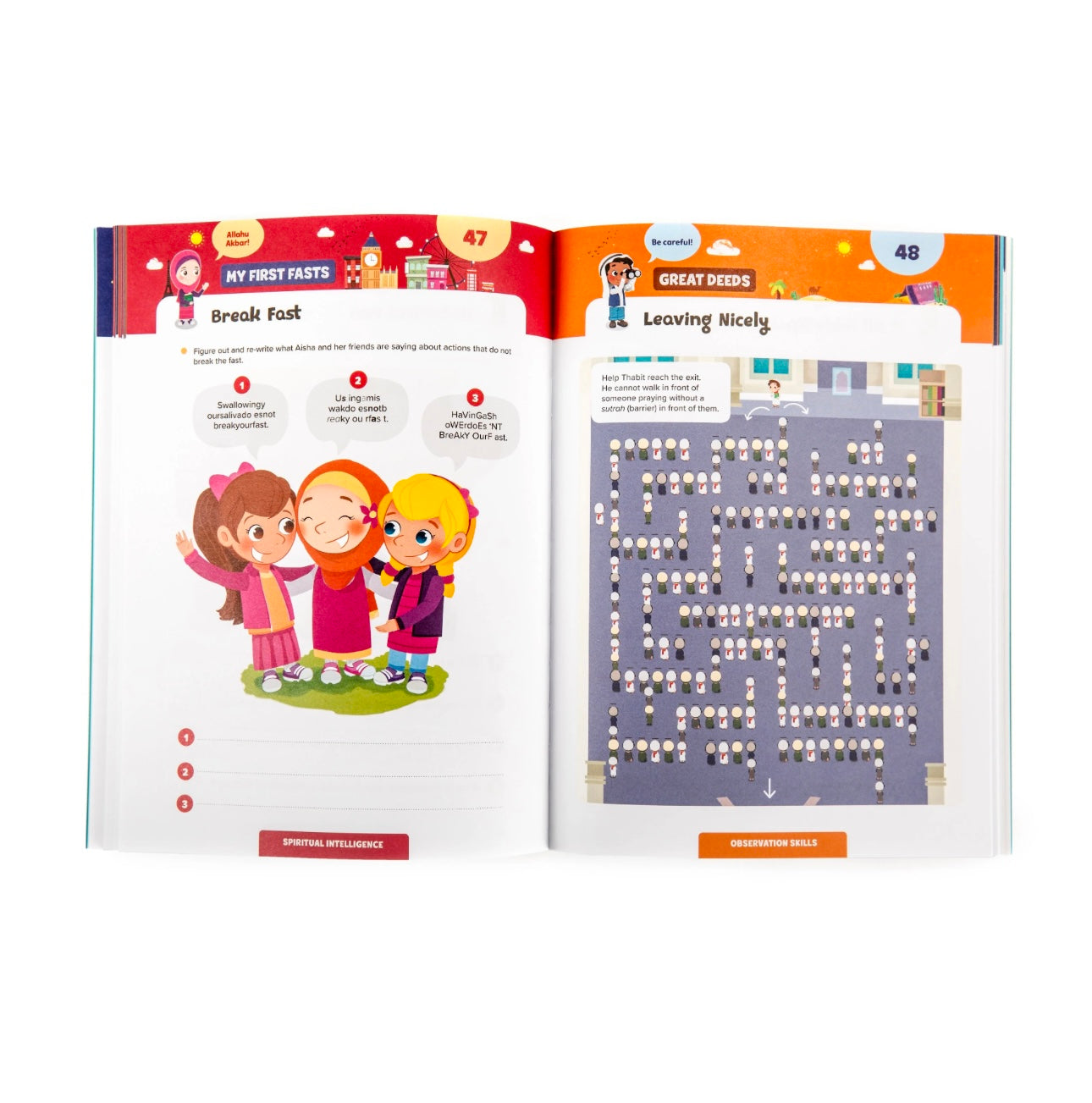 Ramadan Activity Book Set (Little kids & Big kids)