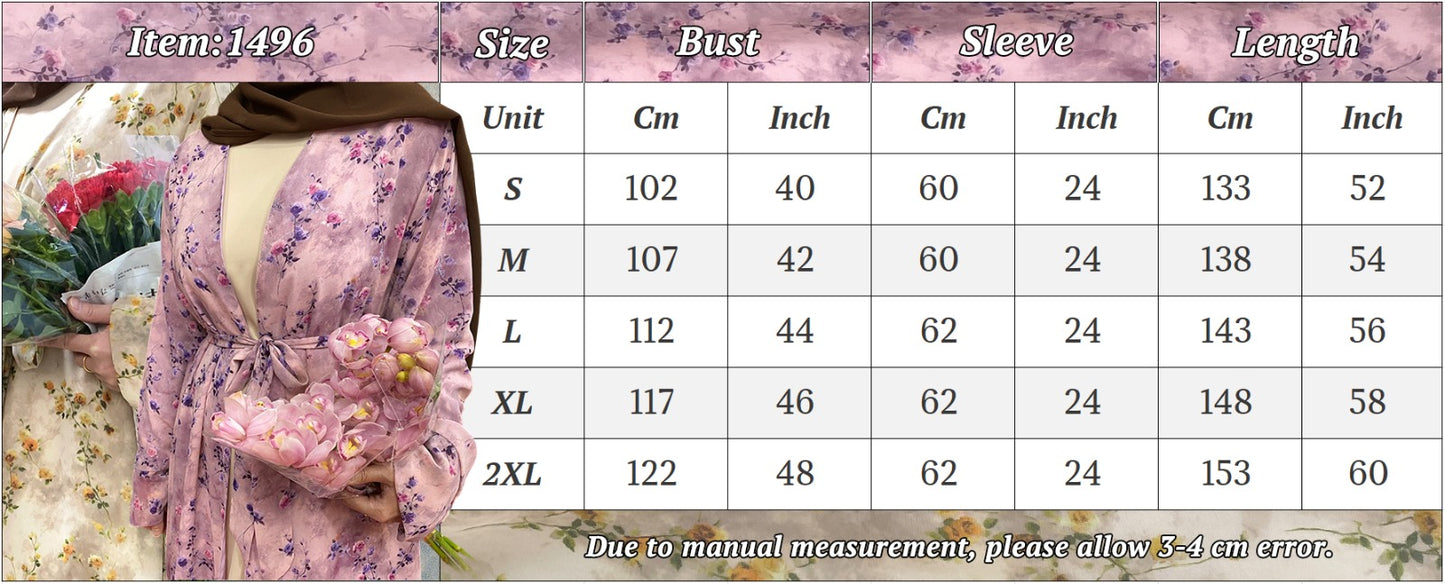Zahra (purple abaya & inner) زهرة
