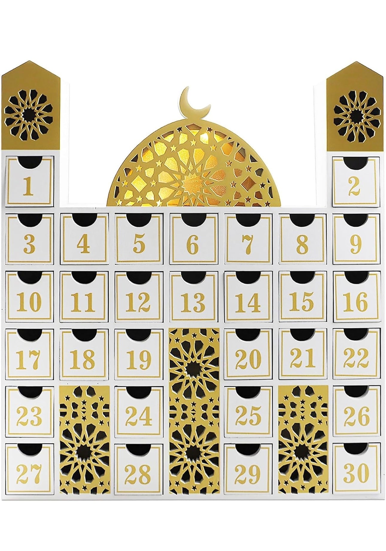 Wooden Masjid Countdown Ramadan Calendar