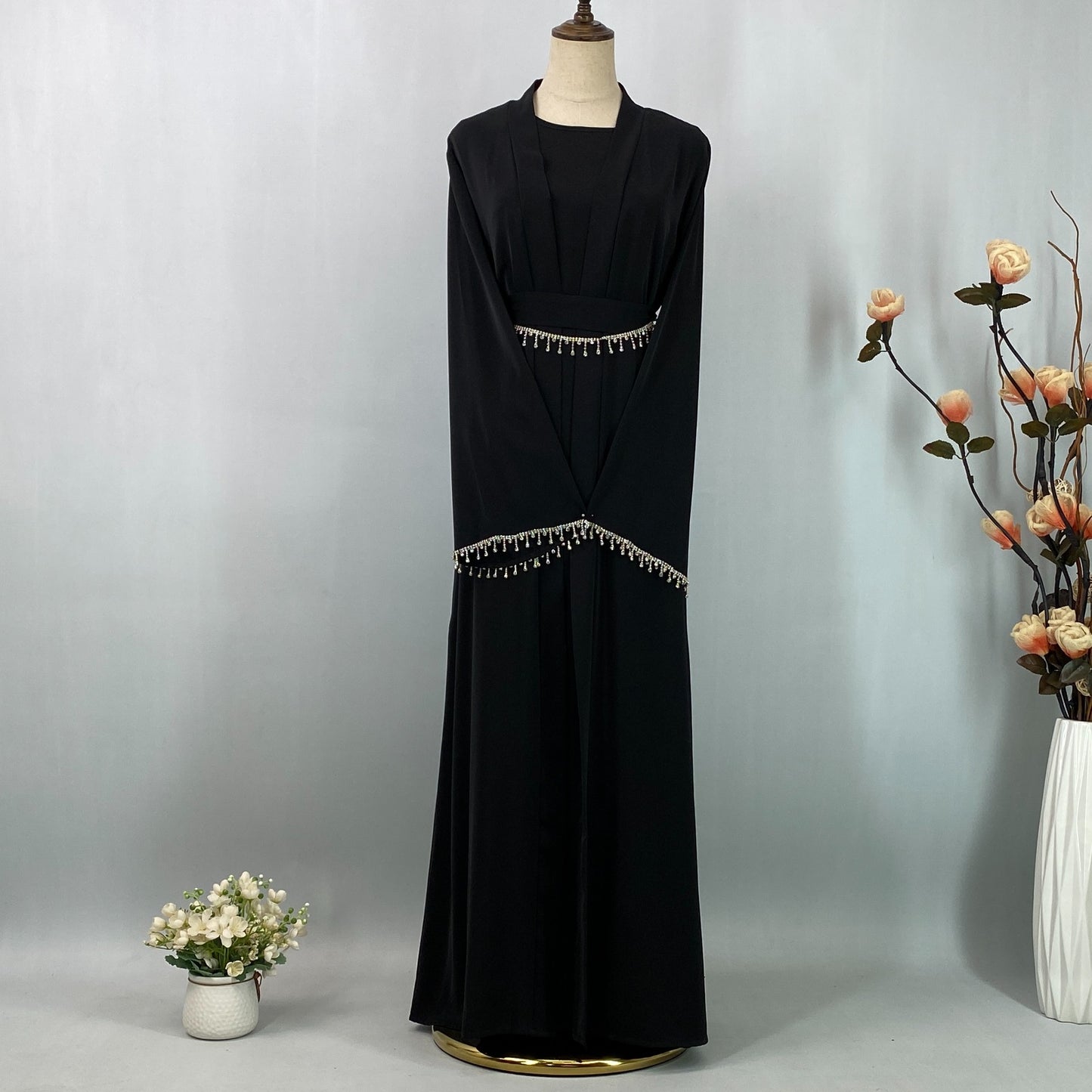 Al-Ameerah 4 Piece-Set Abaya (Black) الأميرة