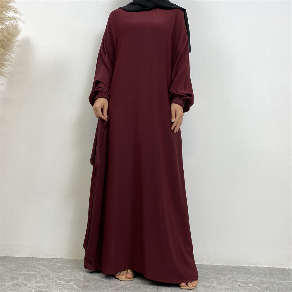 Maroon Abaya