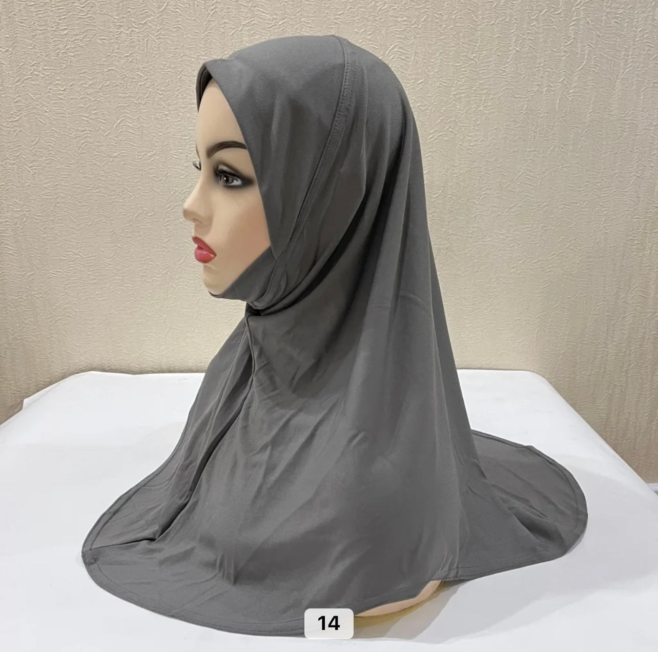 Slip On Hijaab (Medium/grey) (AIS)