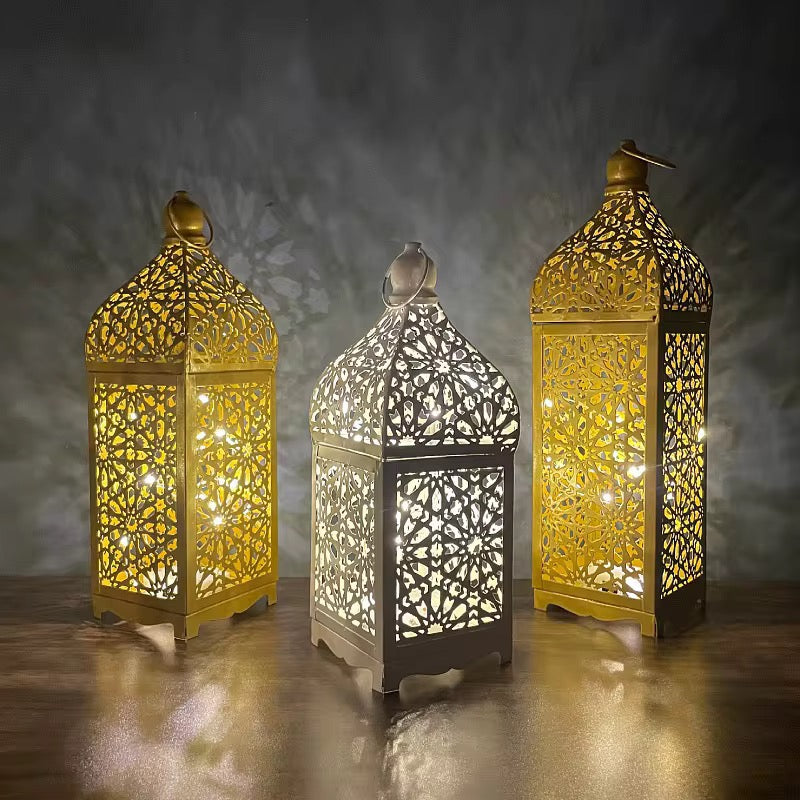 Ramadan Lantern (Gold/White)