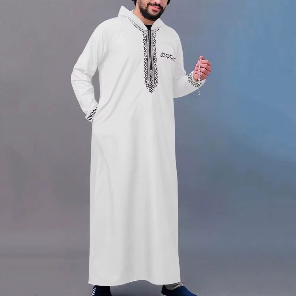 Moroccan Hoodied Thawb