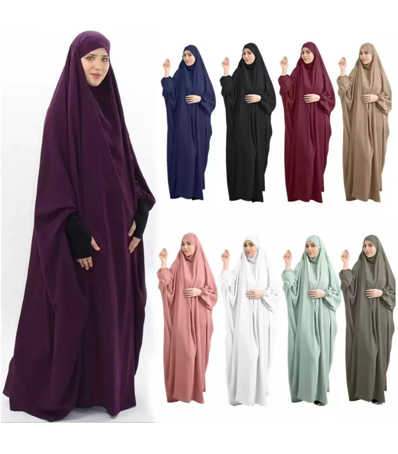 Women’s Jilbaab/Prayer clothes (One Piece)