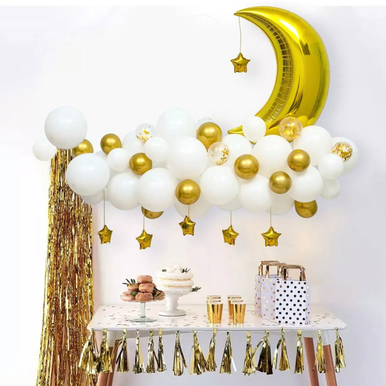 Ramadan/Eid Moon & Star Balloon Set