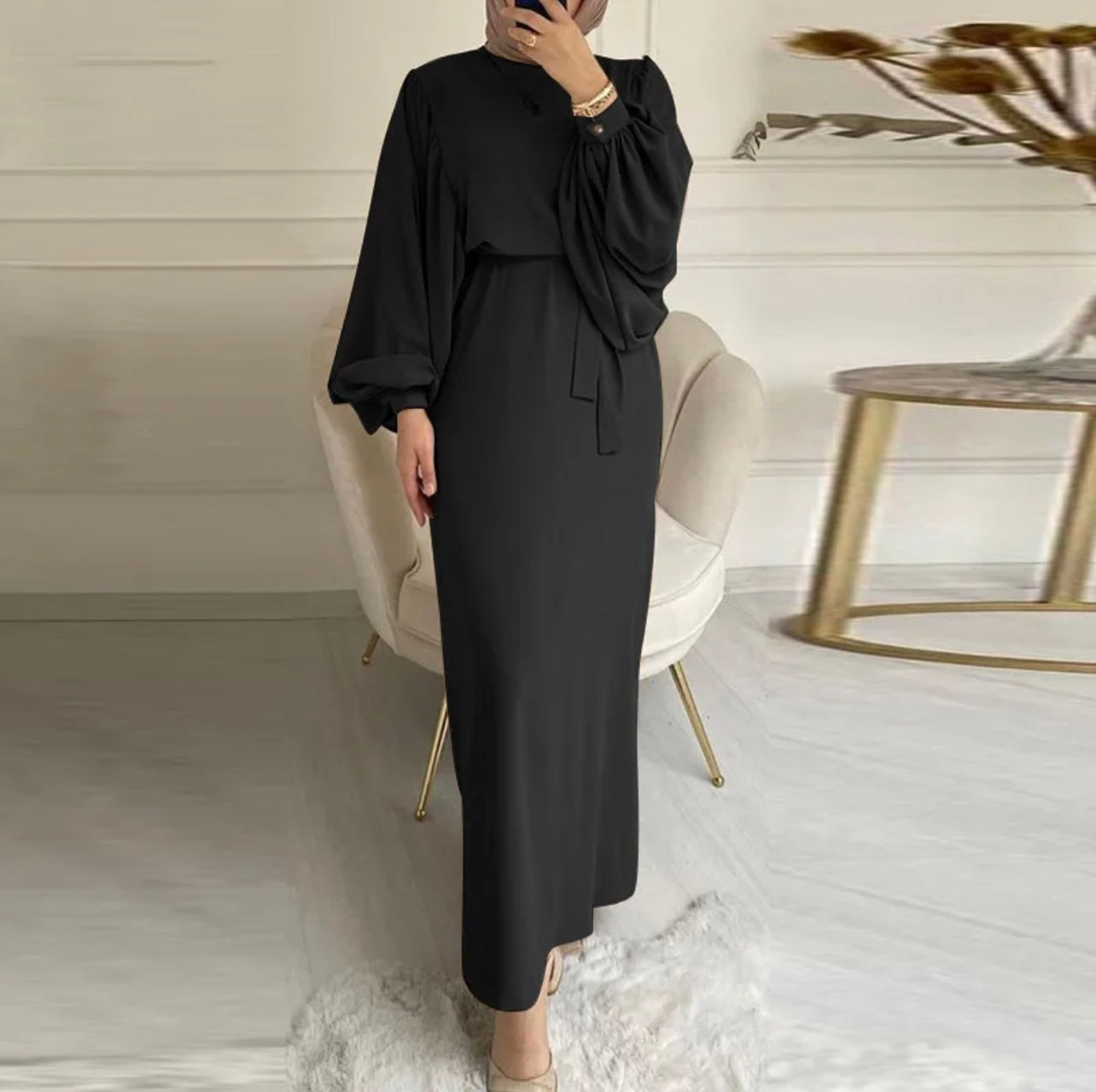 Women’s Lantern Sleeve Dress