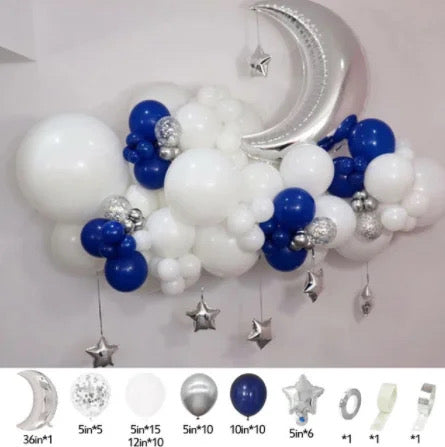 Ramadan/Eid Moon & Star Balloon Set