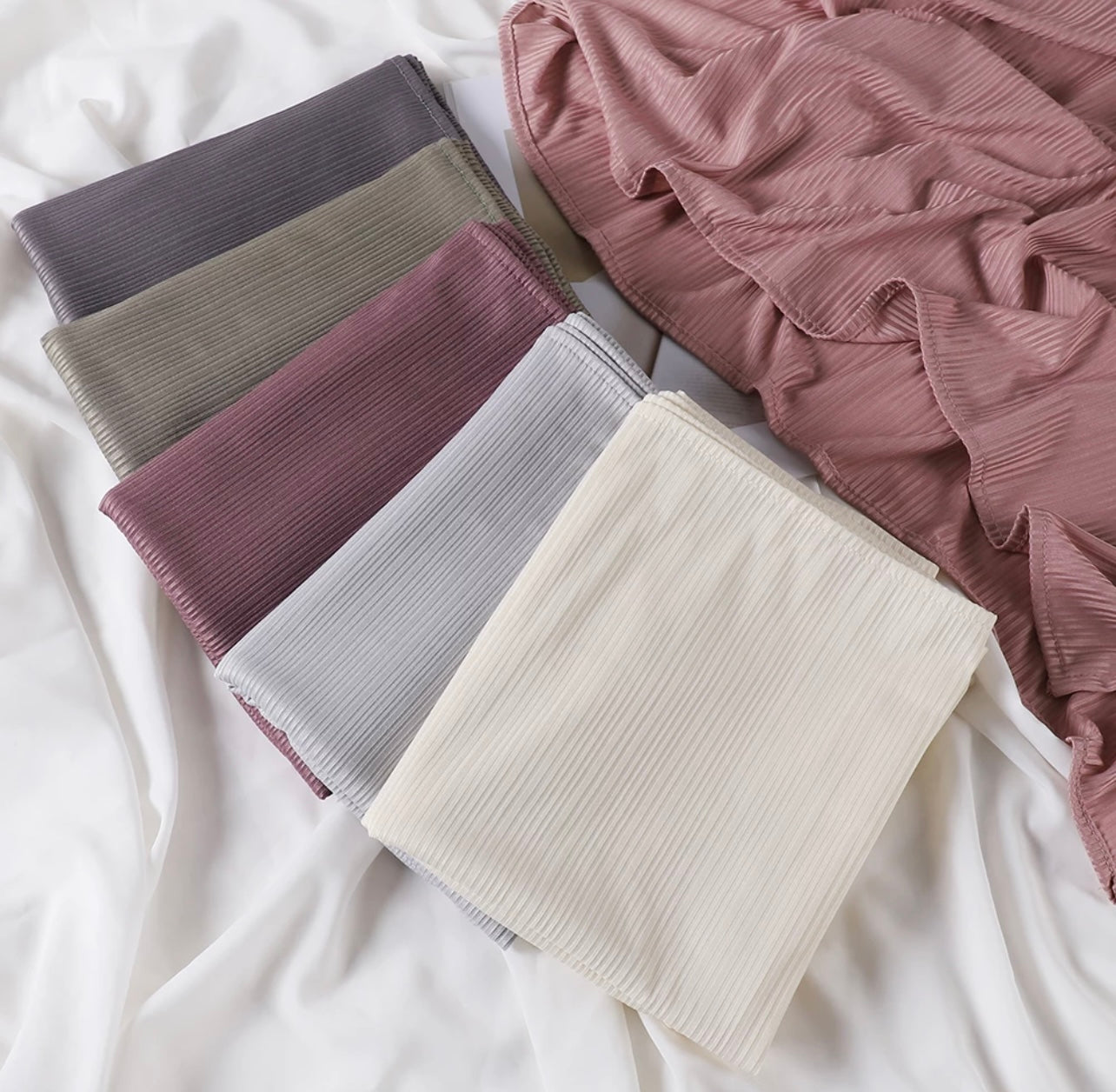 Lightweight Ribbed Jersey Hijaab- New Color Collection