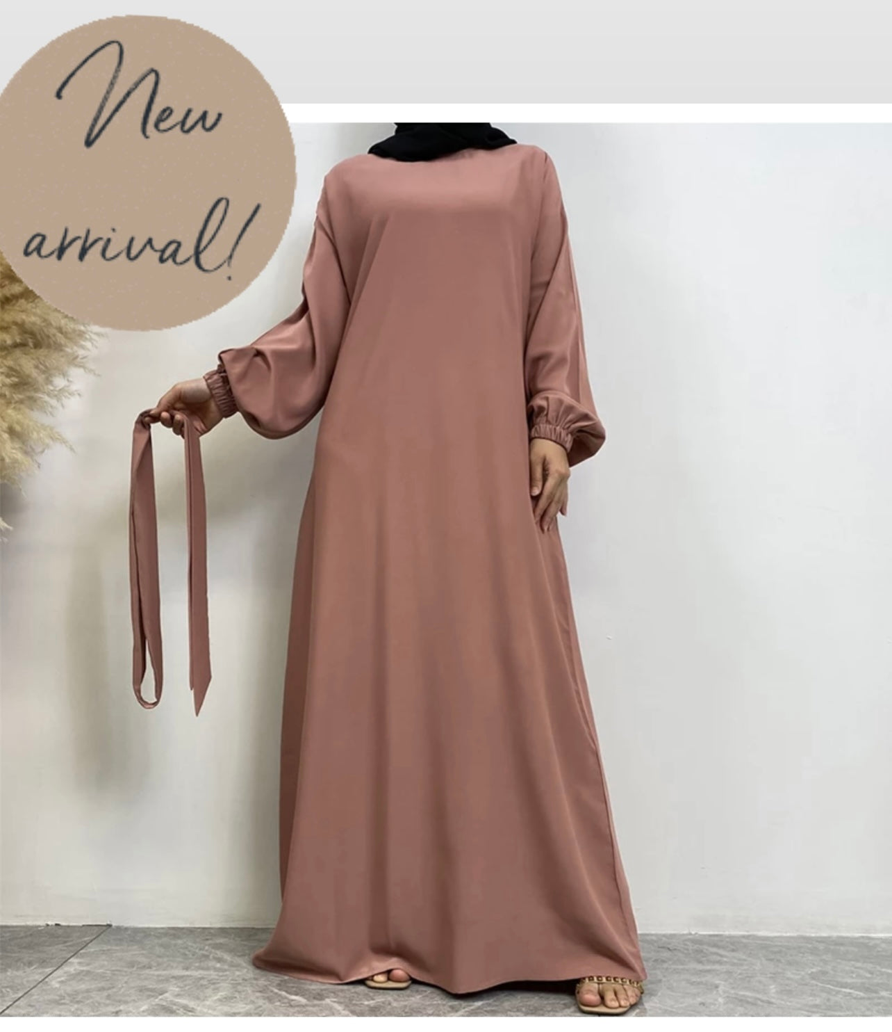 Best Seller: High Quality Casual Abaya w/Pockets