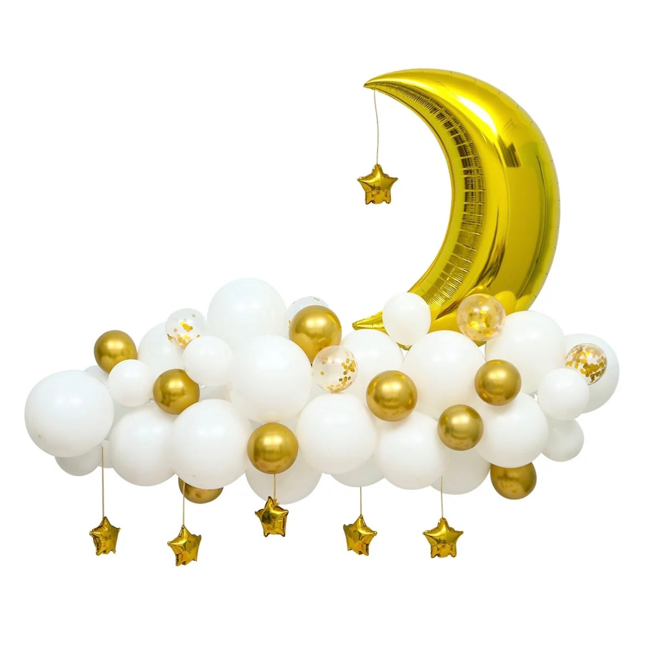 Ramadan/Eid Moon & Star Balloon Set