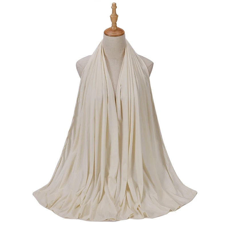 Lightweight Ribbed Jersey Hijaab- New Color Collection