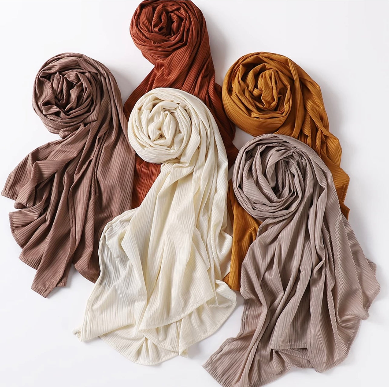 Lightweight Ribbed Jersey Hijaab- New Color Collection
