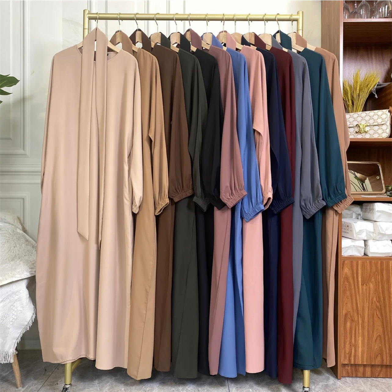 Best Seller: High Quality Casual Abaya w/Pockets